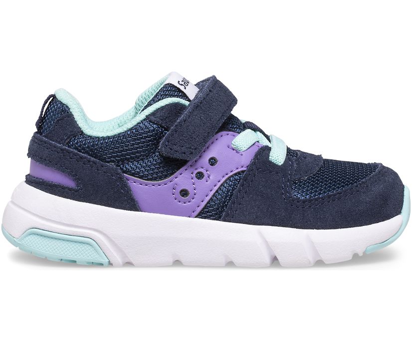 Saucony Jazz Lite 2.0 Kids\' Sneakers Navy / Purple | AU 875JPQJ